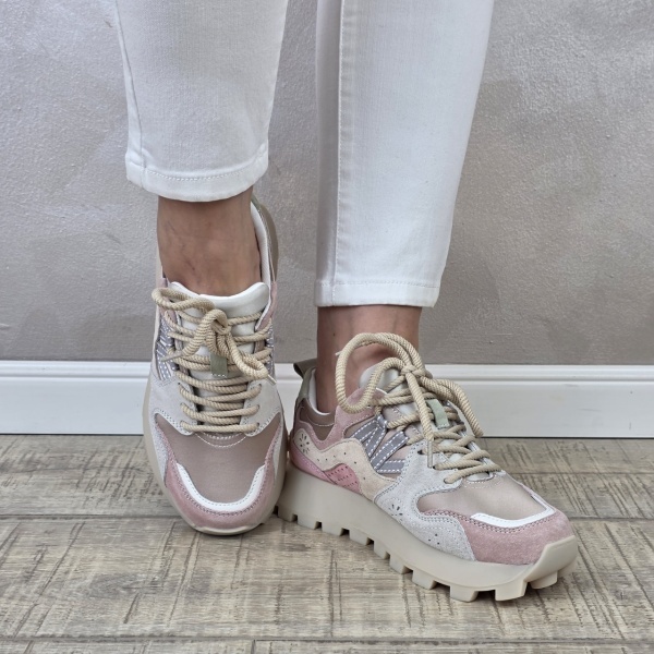 MANOS.RO Pantofi dama casual sport piele naturala Filippo PS742 - Img 3