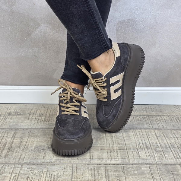 MANOS.RO Pantofi dama casual sport piele naturala FILIPPO PS886 - Img 2