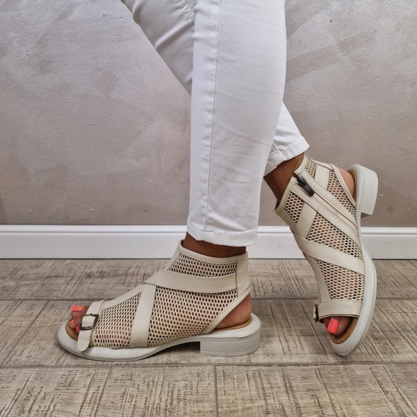 MANOS.RO Sandale Fashion dama piele naturala SF2046 - Img 4