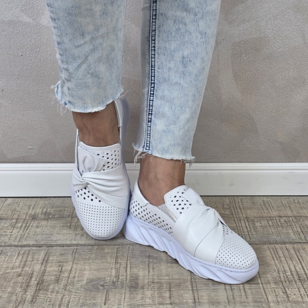 Pantofi casual/sport dama MANOS.RO piele naturala PS717 - Img 2