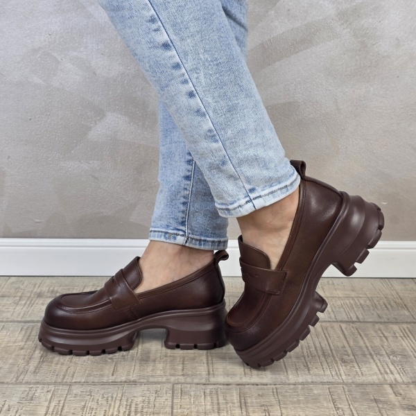Pantofi dama casual FORMAZIONE piele naturala PC2363 - Img 4