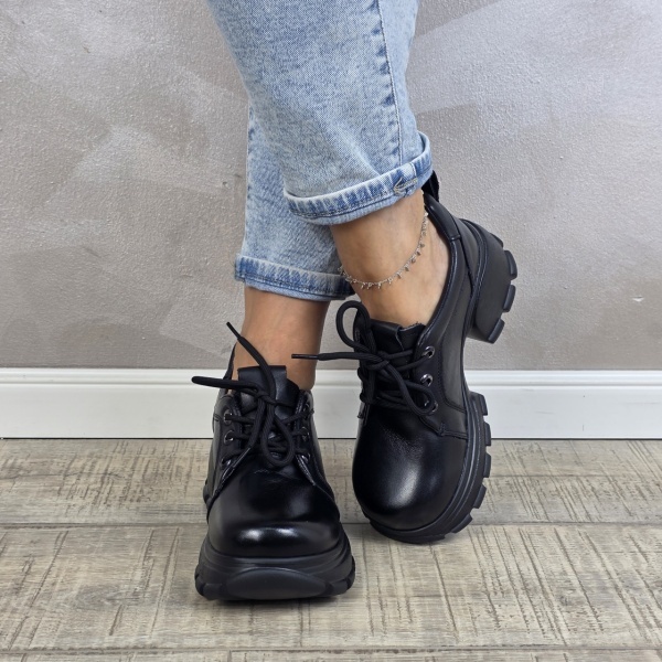Pantofi dama casual FORMAZIONE piele naturala PC2446 - Img 2