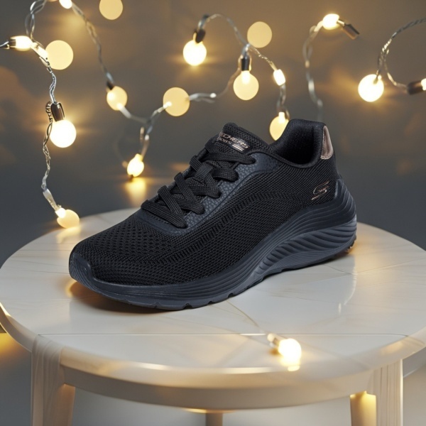 Pantofi dama sport Skechers® Bobs Squad Chaos 117679 BBK - Img 8