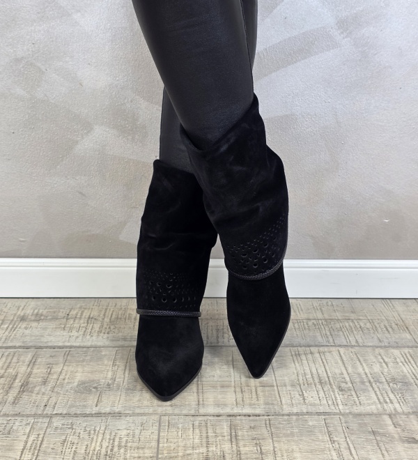 Botine/Ghete dama piele naturala MANOS.RO BT328 - Img 3