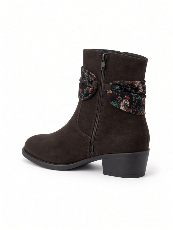 Botine/Ghete dama piele naturala MANOS.RO BT333 - Img 3