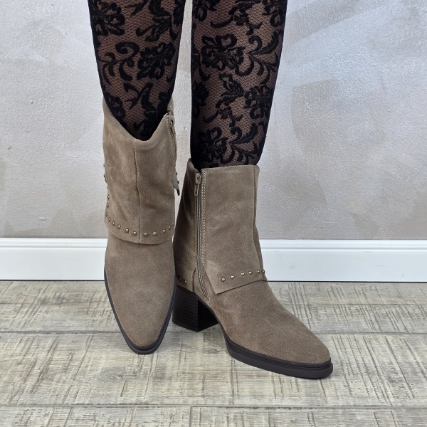 Botine/Ghete dama piele naturala MANOS.RO BT359 - Img 3
