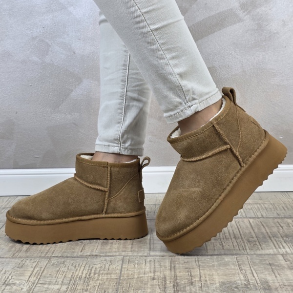 MANOS.RO Ghete dama piele naturala Water Repellent ANA VIOTTI GD2437 - Img 4