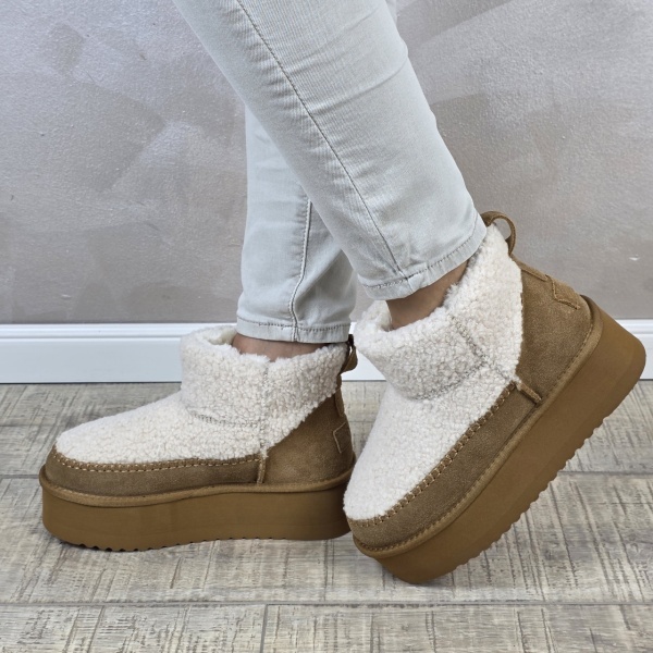 MANOS.RO Ghete dama piele naturala Water Repellent ANA VIOTTI GD2441 - Img 4
