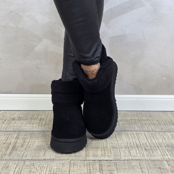 MANOS.RO Ghete dama piele naturala Water Repellent ANA VIOTTI GD2527 - Img 5