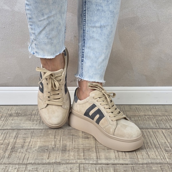 MANOS.RO Pantofi dama casual sport piele naturala Filippo PS685 - Img 2