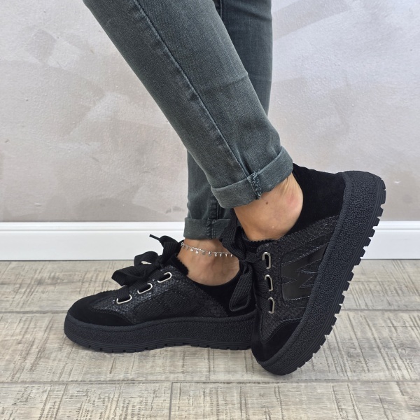 MANOS.RO Pantofi dama casual sport piele naturala FILIPPO PS865 - Img 2