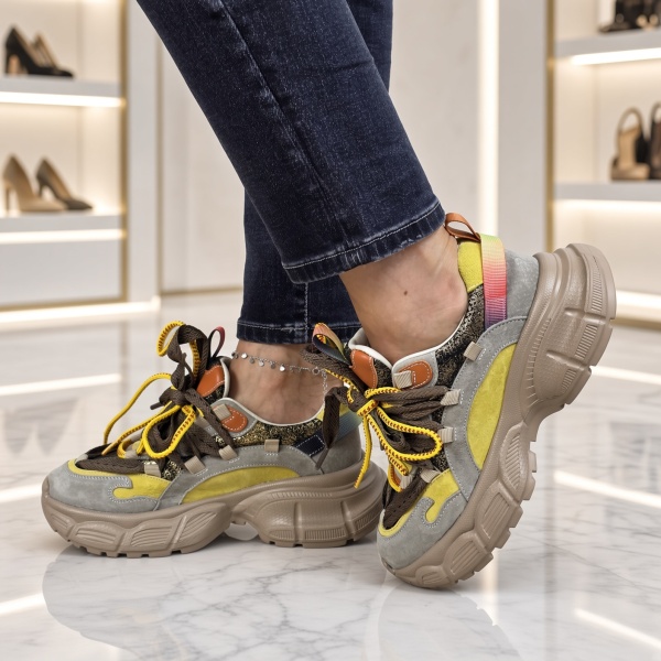 Pantofi dama sport FEELING piele naturala PS806 - Img 6
