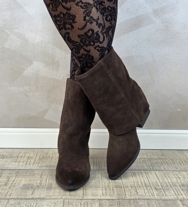 Botine/Ghete dama piele naturala MANOS.RO BT338 - Img 2
