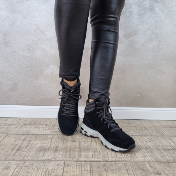 Ghete dama Skechers ArchFit 49727 BLK - Img 2