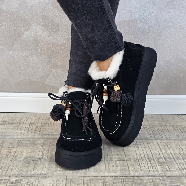 MANOS.RO Ghete/Pantofi dama piele naturala Water Repellent ANA VIOTTI GD2625 - Img 3