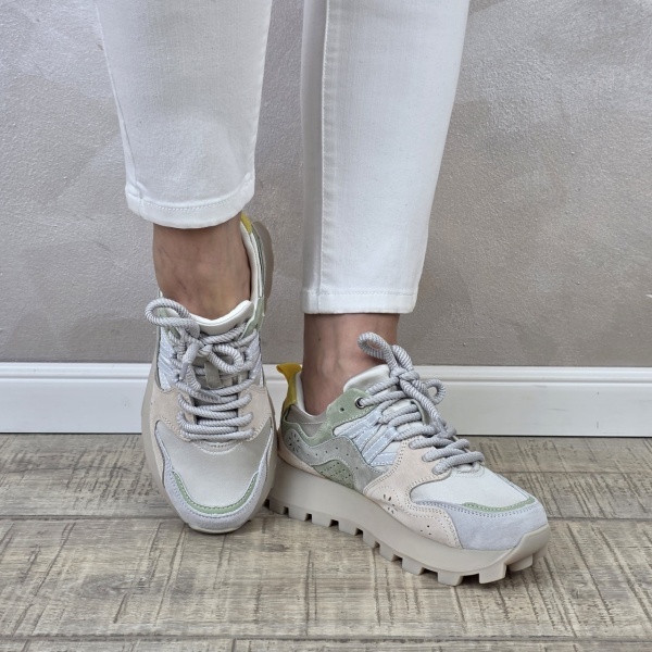 MANOS.RO Pantofi dama casual sport piele naturala Filippo PS741 - Img 3