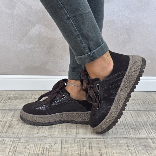 MANOS.RO Pantofi dama casual sport piele naturala FILIPPO PS866 - Img 2