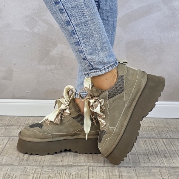 MANOS.RO Pantofi dama piele naturala Water Repellent ANA VIOTTI GD2637 - Img 2