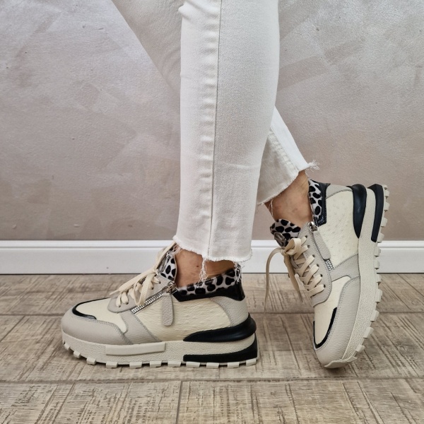 Pantofi casual/sport dama MANOS.RO piele naturala PS487 - Img 4