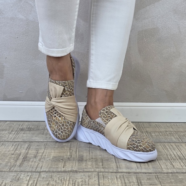 Pantofi casual/sport dama MANOS.RO piele naturala PS678 - Img 2