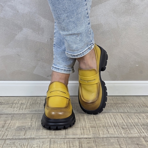 Pantofi dama casual FORMAZIONE piele naturala PC2346 - Img 4
