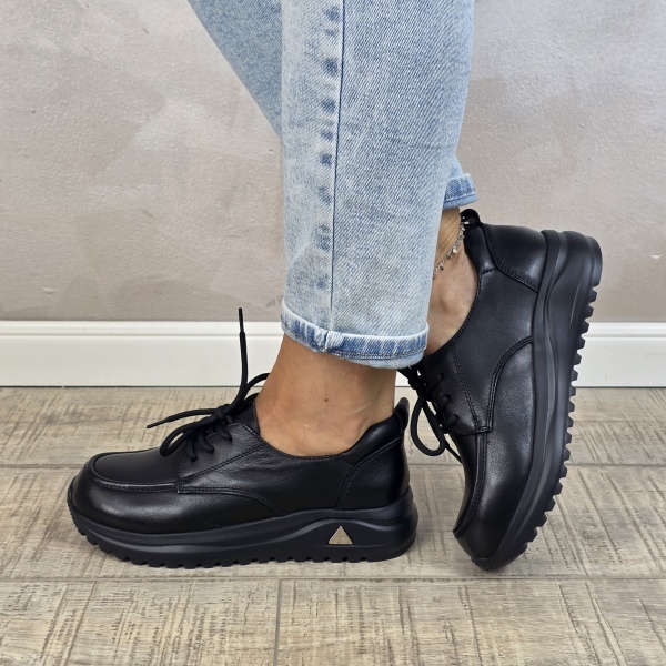 Pantofi dama casual FORMAZIONE piele naturala PC2452 - Img 2