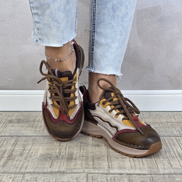 Pantofi dama sport FEELING piele naturala PS819 - Img 3