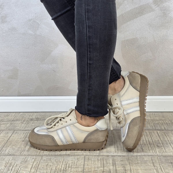 Pantofi dama sport FORMAZIONE piele naturala PS617 - Img 4