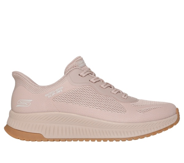 Pantofi dama sport Skechers® Bobs Squad 4 Staple Look beige 117624 NAT - Img 3