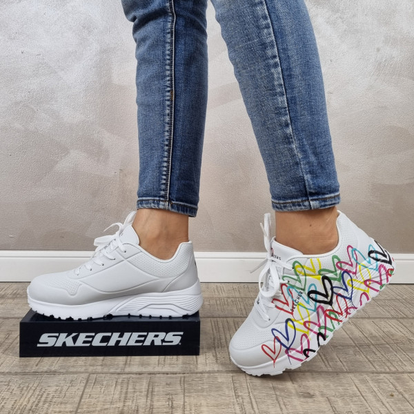 Pantofi dama sport Skechers® Uno Lite - Easy Zip 314061L WMLT