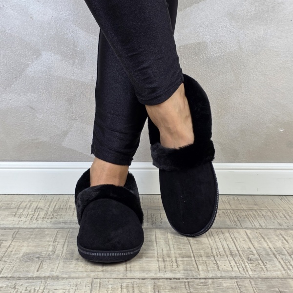 Papuci CASA dama Skechers 32777 BBK - Img 2