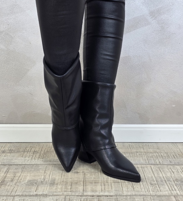 Botine/Ghete dama piele naturala MANOS.RO BT330 - Img 3