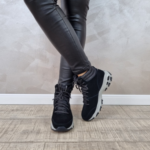Ghete dama Skechers ArchFit 49727 BLK - Img 3