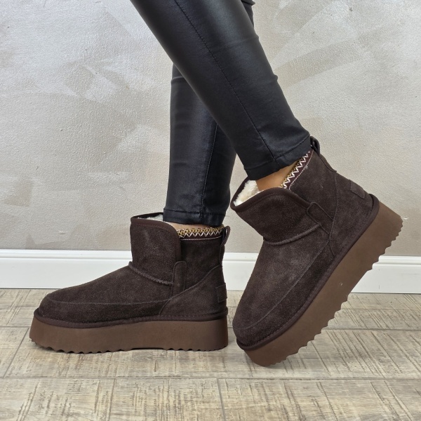 MANOS.RO Ghete dama piele naturala Water Repellent ANA VIOTTI GD2353 - Img 4