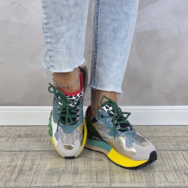 MANOS.RO Pantofi dama casual sport piele naturala FEEL PS802 - Img 3