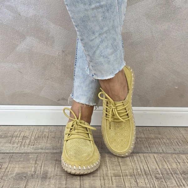 MANOS.RO Pantofi dama casual sport piele naturala FILIPPO PC2392 - Img 2