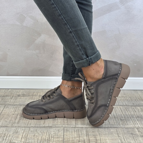 MANOS.RO Pantofi dama casual sport piele naturala FILIPPO PC2458 - Img 2