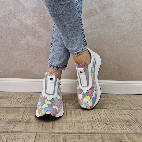 Pantofi casual/sport dama MANOS.RO piele naturala PC2196 - Img 2