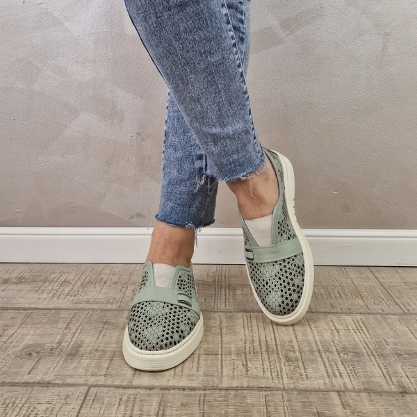 Pantofi casual/sport dama MANOS.RO piele naturala PV2155 - Img 2