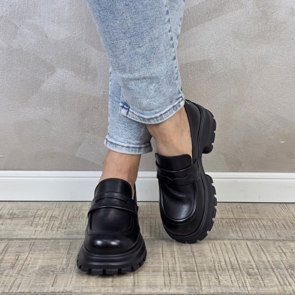 Pantofi dama casual FORMAZIONE piele naturala PC2362 - Img 3