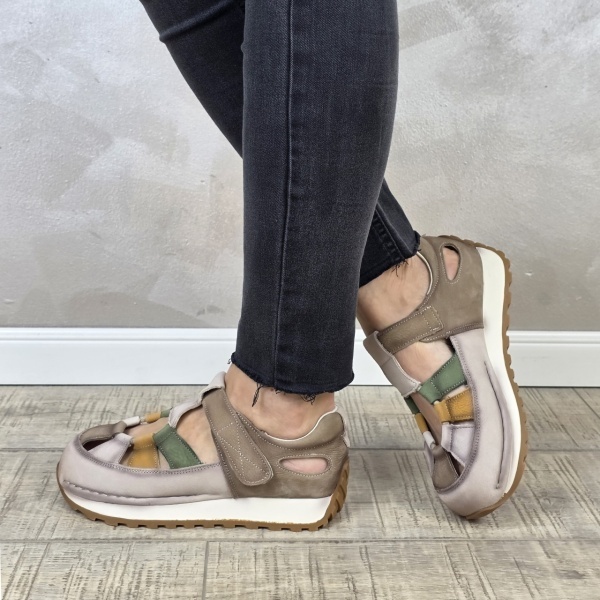 Pantofi dama casual Formazione piele naturala PV2148 - Img 2