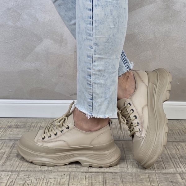Pantofi dama casual Franco piele naturala PC2338 - Img 4