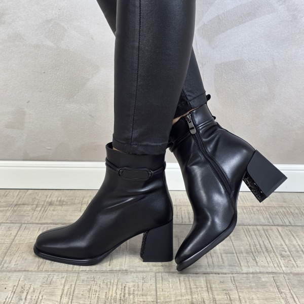 Botine/Ghete dama piele naturala MANOS.RO BT329 - Img 3