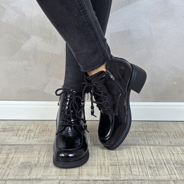 Botine/Ghete dama piele naturala MANOS.RO GD2592 - Img 2