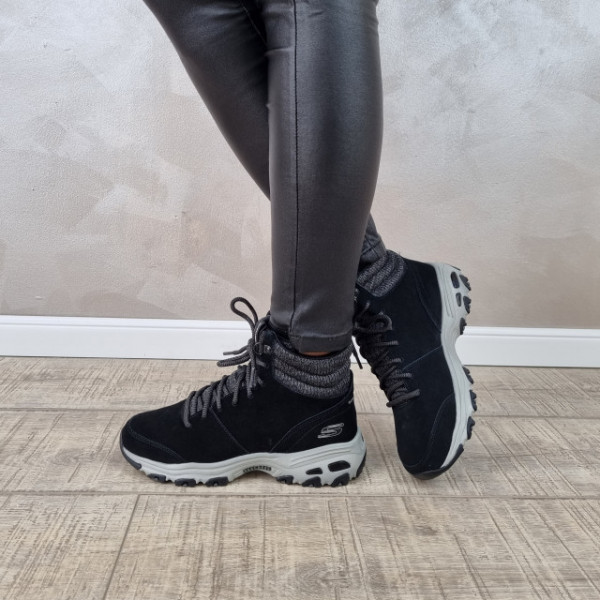 Ghete dama Skechers ArchFit 49727 BLK - Img 4