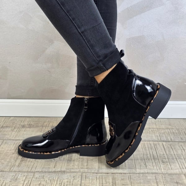 MANOS.RO Ghete dama casual piele naturala Filippo GD2650 - Img 4