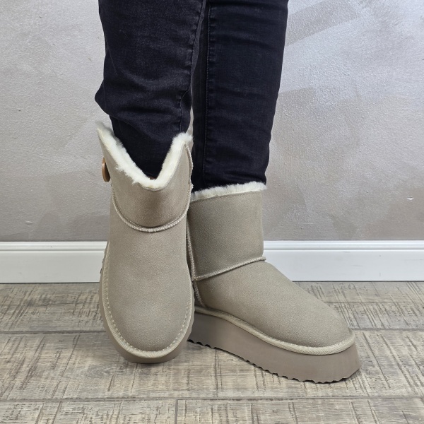 MANOS.RO Ghete dama piele naturala Water Repellent ANA VIOTTI GD2529 - Img 4