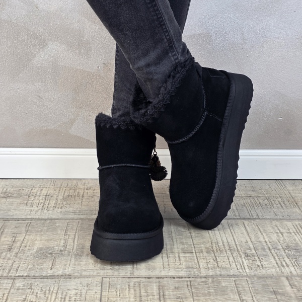 MANOS.RO Ghete/Pantofi dama piele naturala Water Repellent ANA VIOTTI GD2626 - Img 3