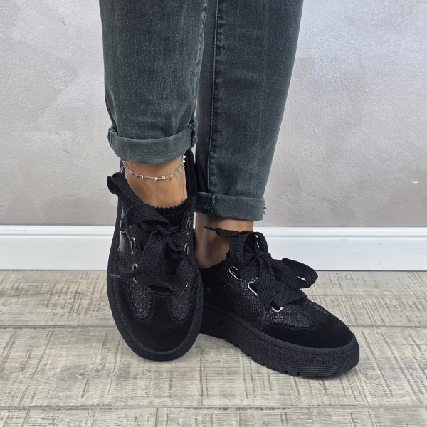 MANOS.RO Pantofi dama casual sport piele naturala FILIPPO PS865 - Img 3