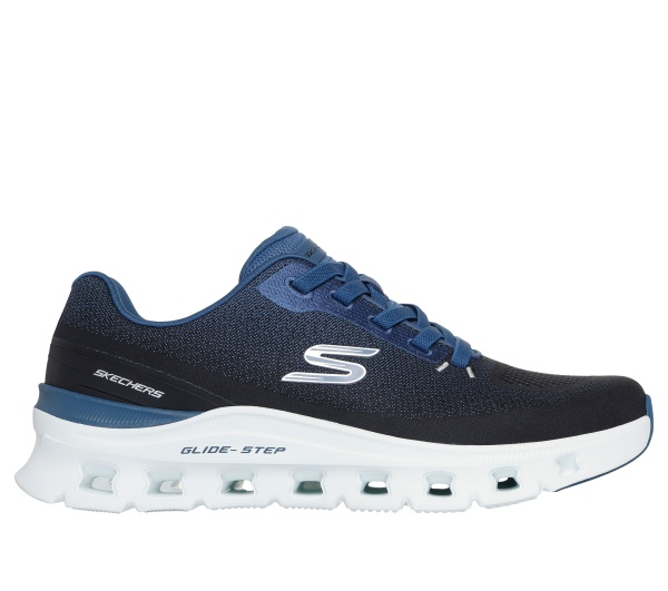 Pantofi barbati Skechers Slip-on- Glide-Step Pro - Waverra 233132 BKBL - Img 6